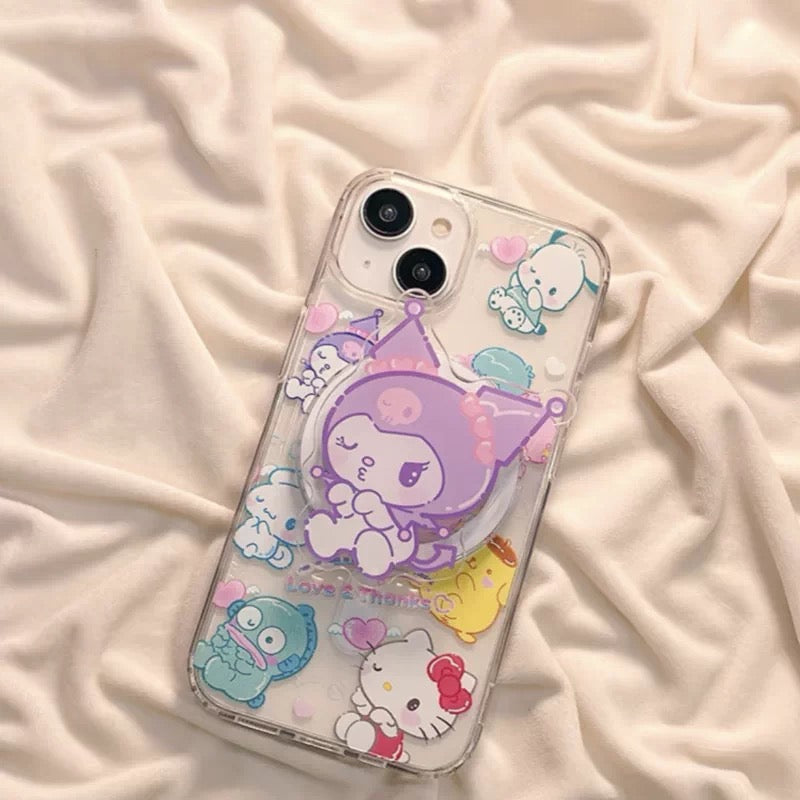 Compatible with Samsung  Sanrio Magnetic Stand Phone Case