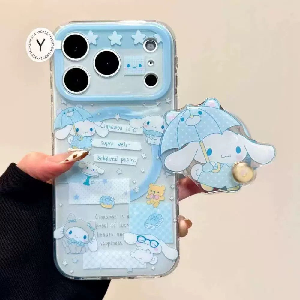 Compatible with Samsung Jade Dog Stand Phone Case