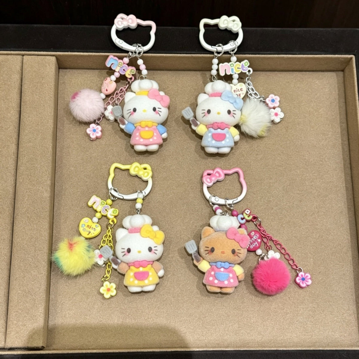 Cute Hello Kitty Pendant Keychain