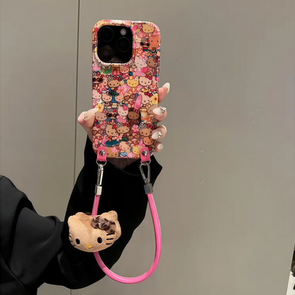 Compatible with Samsung Resort-Style Hello Kitty Crossbody Phone Case