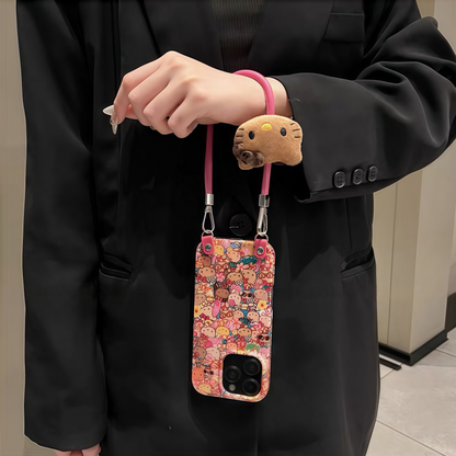Compatible with Samsung Resort-Style Hello Kitty Crossbody Phone Case