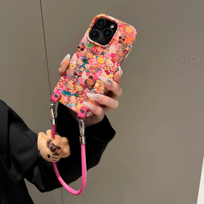 Compatible with Samsung Resort-Style Hello Kitty Crossbody Phone Case
