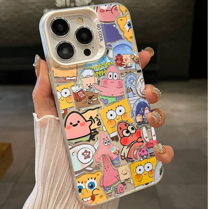 A screen full of SpongeBob phone cases