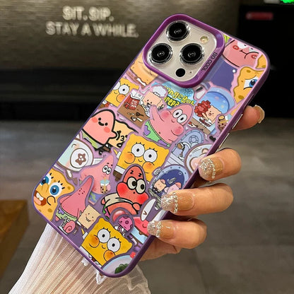 A screen full of SpongeBob phone cases