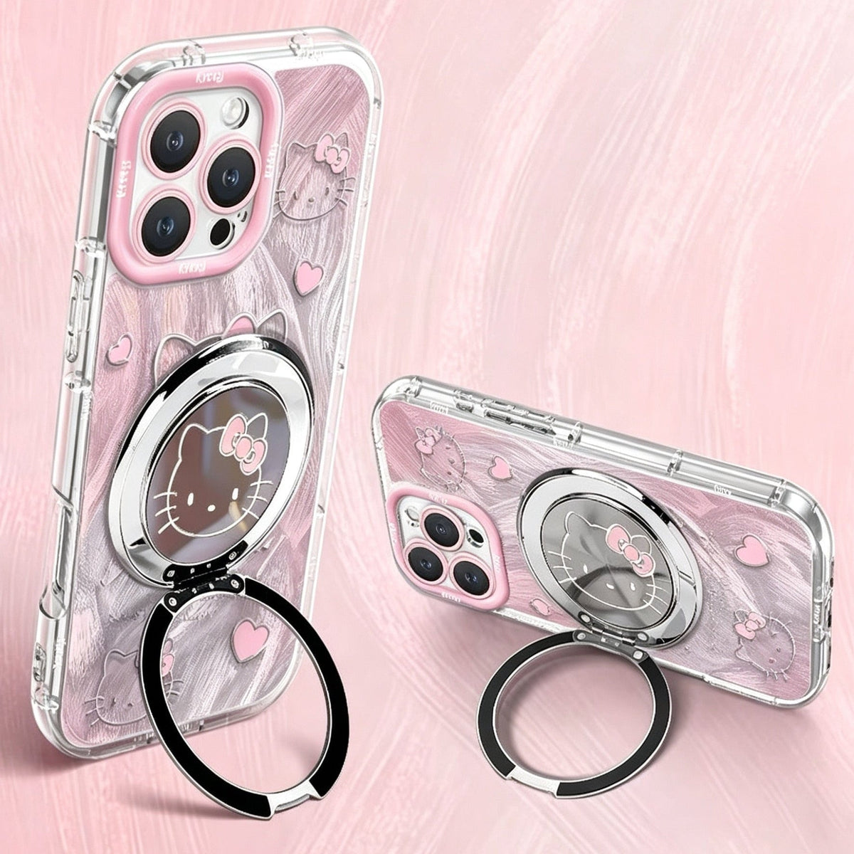 Hello Kitty Mirror Stand Phone Case – Style 2