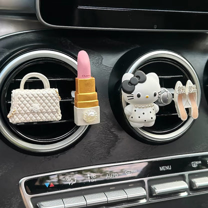 Hello Kitty bag/slipper-shaped car air vent perfume/aromatherapy car interior accessory