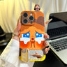 Cute "Crying Baby" Phone Case with Mirror Stand