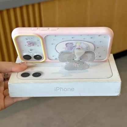 Cute Elephant Stand Phone Case