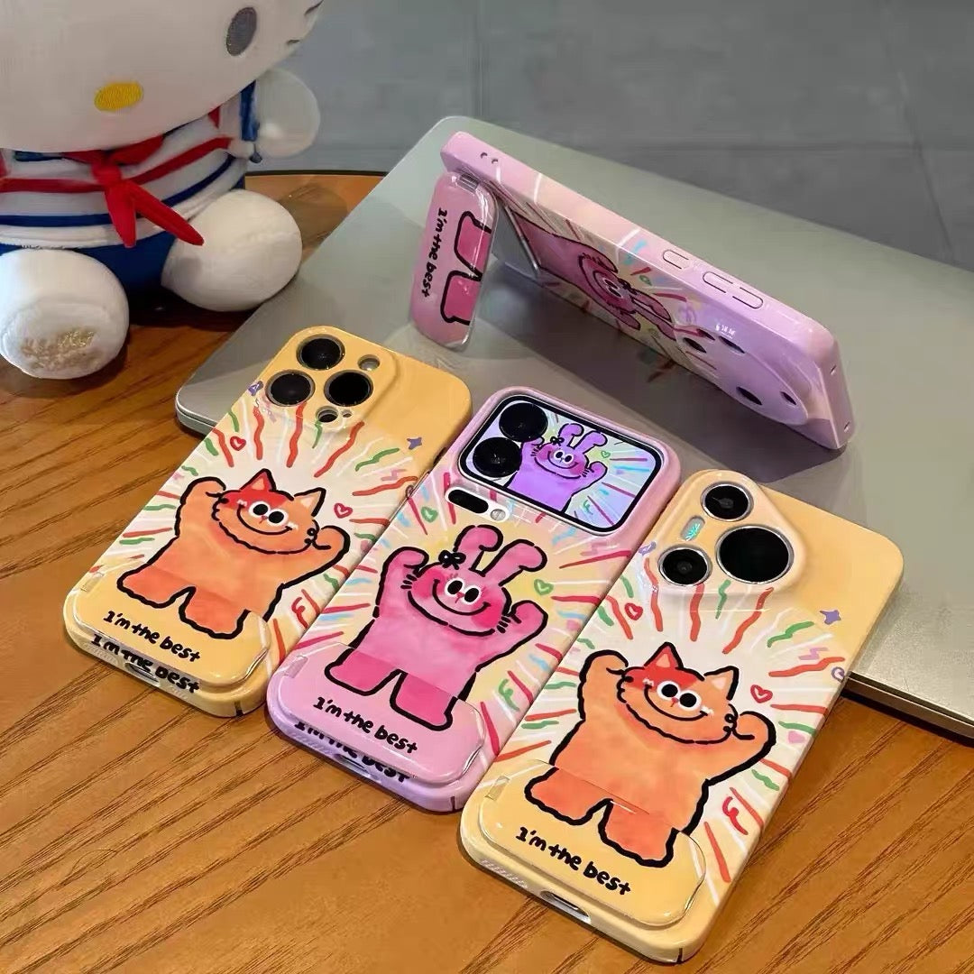 "Energy Cat" Mirror Stand Phone Case