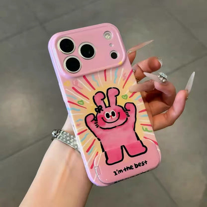 Android compatible"Energy Cat" Mirror Stand Phone Case