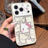 Shell-style Crayon Shin-chan & Hello Kitty phone case