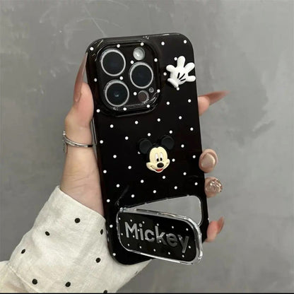 Mickey Mirror Stand Phone Case for Android