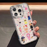 Compatible with Samsung Phone Case with Long-Legged Hello Kitty & Charm