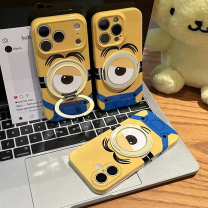 Compatible with Samsung  Minion Rotating Kickstand Phone Case