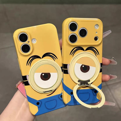 Compatible with Samsung  Minion Rotating Kickstand Phone Case
