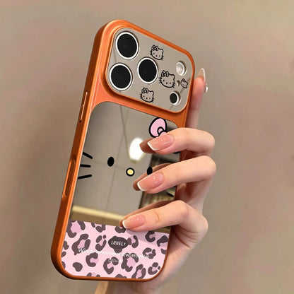 Leopard-print Hello Kitty phone case