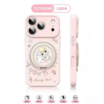 Compatible with Android rotating magnetic stand phone cases.