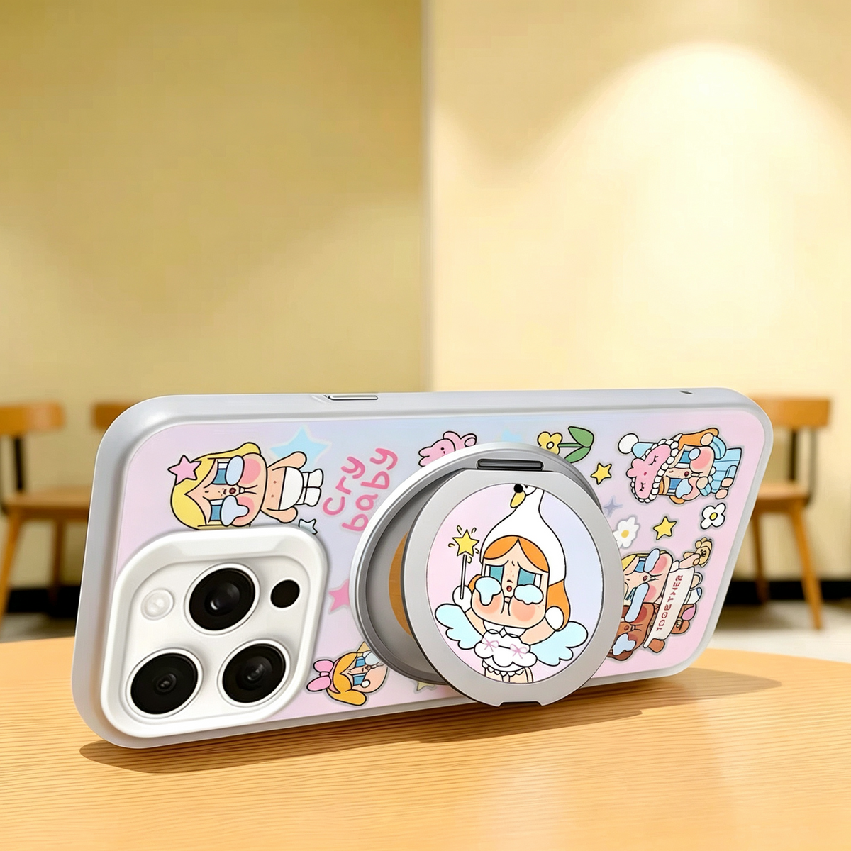 Cry Baby 360° Rotating Mirror Stand Phone Case