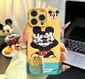 Suitable for Samsung "Face-Covering Mickey" mirror kickstand phone case
