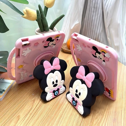 iPad case with pencil holder, 360-degree rotation, and adjustable stand—suitable for Apple iPad.