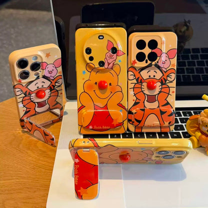 Winnie the Pooh and Tigger Mirror Stand Phone Case