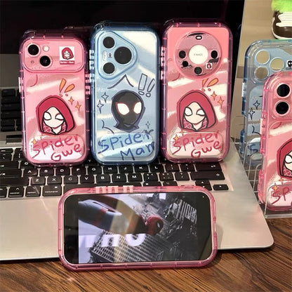 Android Spider-Man Graffiti Mirror-Stand Phone Case