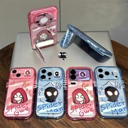 Graffiti Spider-Man Phone Case with Mirror Stand