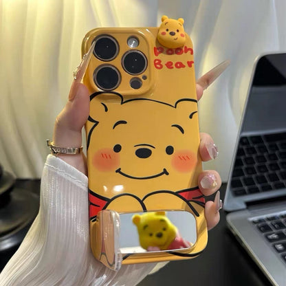 Android Phone Case with Mirror and Stand (Lotso & Winnie the Pooh)