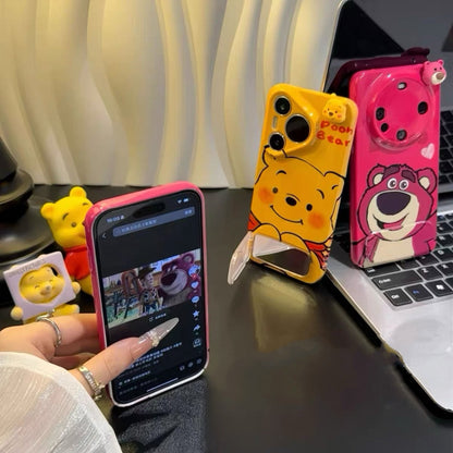 Android Phone Case with Mirror and Stand (Lotso & Winnie the Pooh)