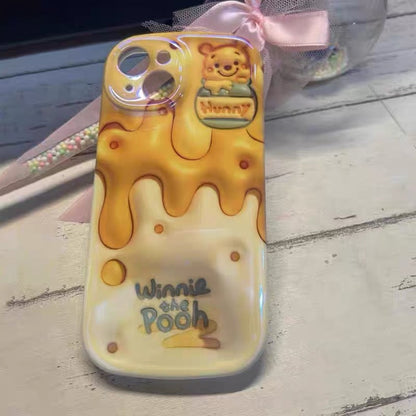 Suitable for Samsung Winnie the Pooh Honey-themed phone case