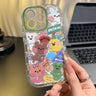Cartoon frog stand phone case
