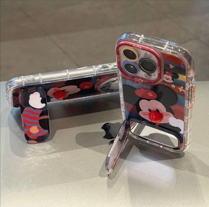 Android Phone Case with Red-Nosed Mickey Mirror Stand