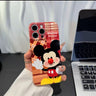 Mickey Red-Nose Mirror Stand Phone Case