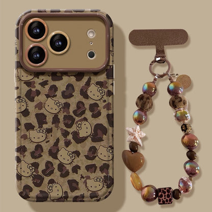 Full-screen Hello Kitty flip phone case (with mirror and stand)
