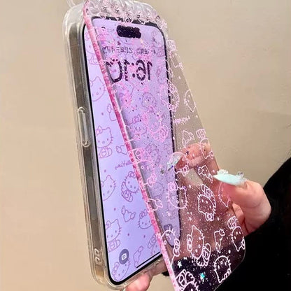 Hello Kitty flip cover laptop phone case