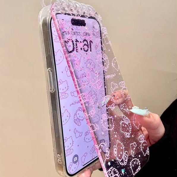 Hello Kitty flip cover laptop phone case