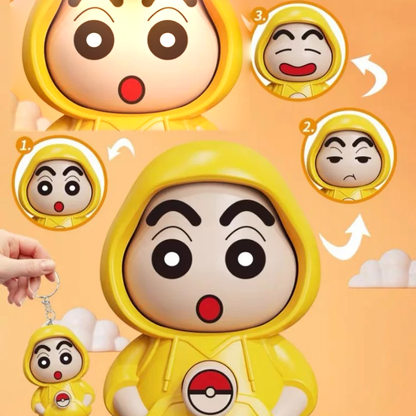 Crayon Shin-chan face-changing pendant