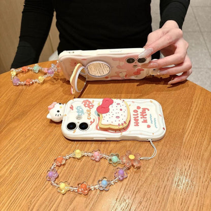 3D Kitty Portable Mirror and Stand Phone Case