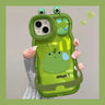 Android compatible 3D Little Frog Dual-Stand Phone Case