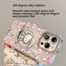 Pink Magnetic Rotating Stand Kitty Phone Case