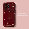 Heart-shaped bow phone case