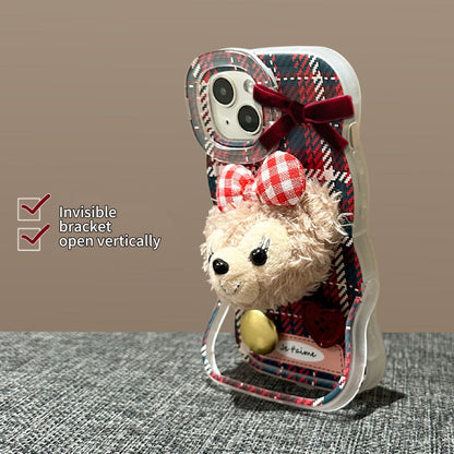 Bench Double Stand Plaid ShellieMay Doll Phone Case
