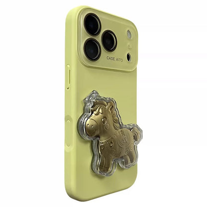 Get rich quick flip mirror phone case