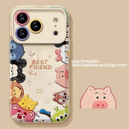 Lotso & Winnie the Pooh Flip-Mirror Phone Case