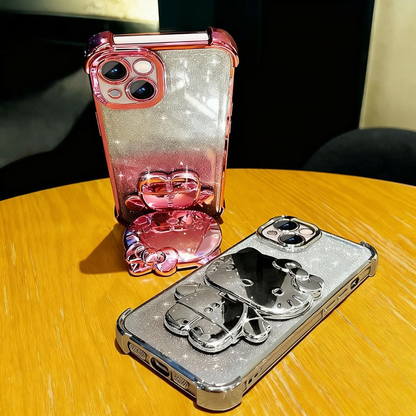 Kitty  mirror stand phone case