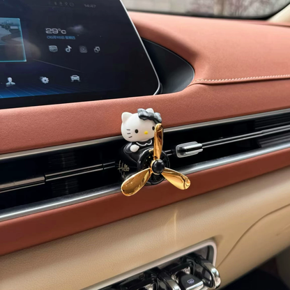 Hello Kitty Airplane-Style Car Air Vent Fragrance Diffuser