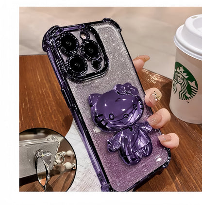 Kitty  mirror stand phone case