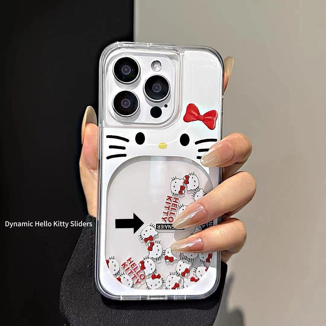 KT cat quicksand mobile phone case