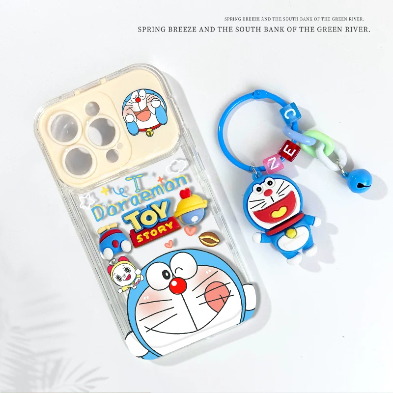 Doraemon flip mirror phone case