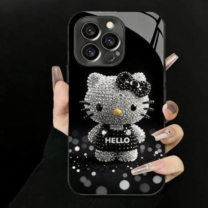 Sparkling Rhinestone Hello Kitty Bracelet Phone Case